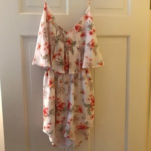 Forever 21 brand tropical romper (M)